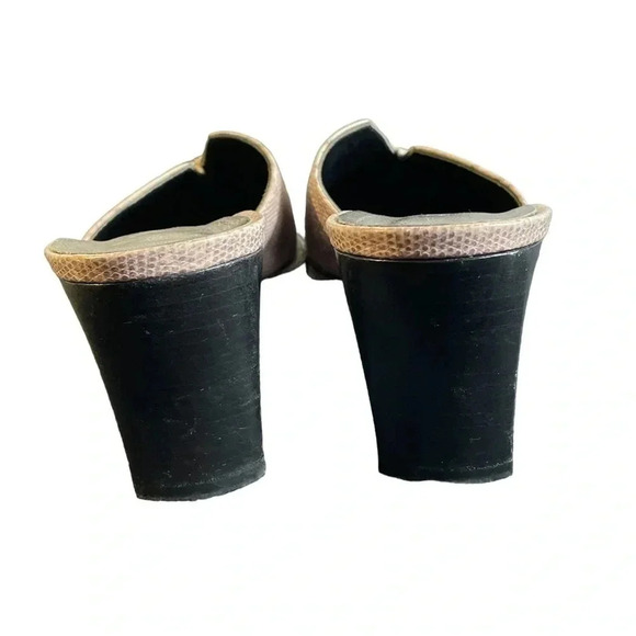 Sara Kent Genuine Leather Slip On Heel Size 37/6.5 - Picture 8 of 9